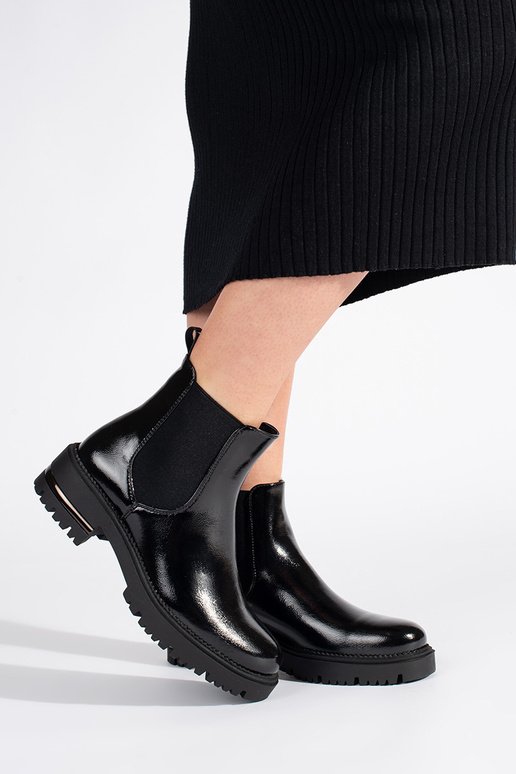 Laque sieviešu zābaki ar platformu... Laque sieviešu zābaki ar platformu...