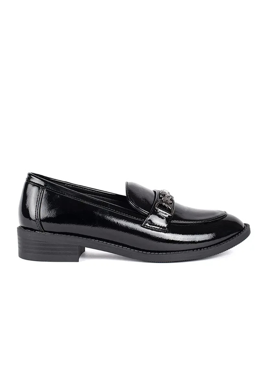 Laque Melnas krāsas Sieviešu mokasīni