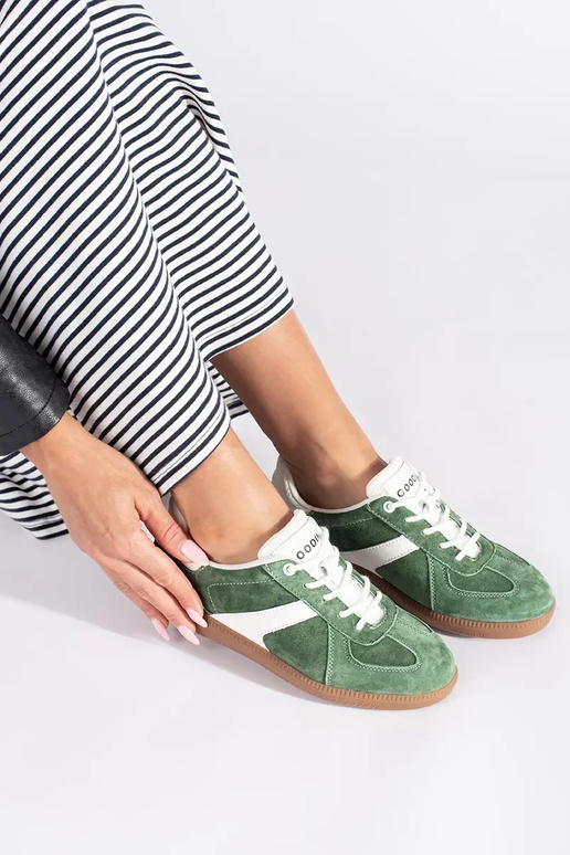 Āda zielono balta krāsa Apavi kedu...