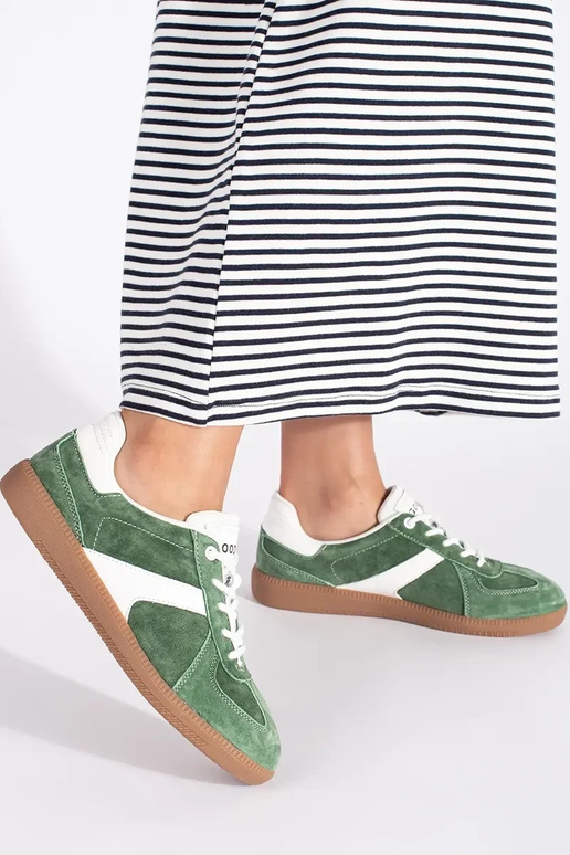 Āda zielono balta krāsa Apavi kedu...