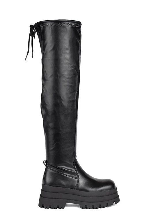 melnas krāsas musketieri ar platformu melnas krāsas musketieri ar platformu