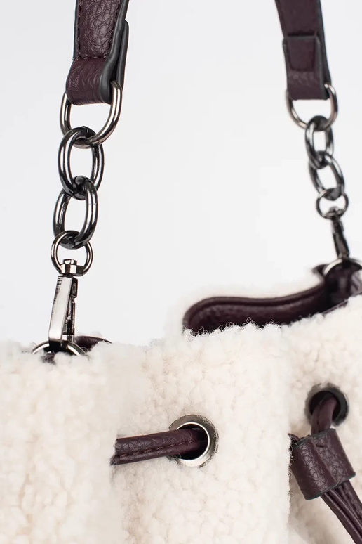 Tumši brūna eleganta rokassomiņa ar...