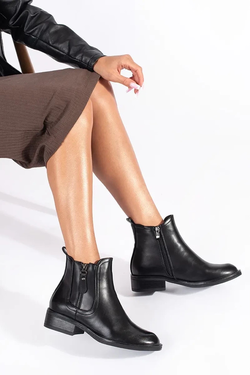 melni sieviešu apavi