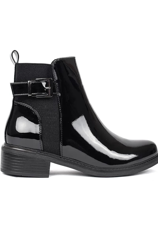 ar lakas efektu melni Sieviešu apavi ar lakas efektu melni Sieviešu apavi