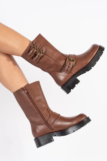 Sieviešu brūnas ādas kurpes... 2