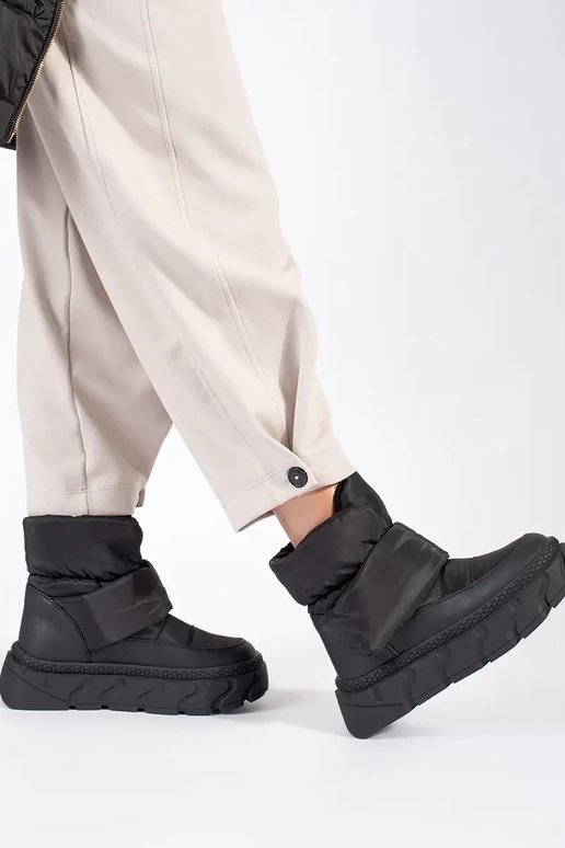 Sieviešu sniega zābaki melni uz... Sieviešu sniega zābaki melni uz...