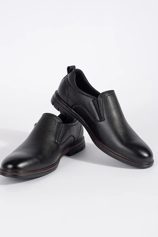 Vīriešu melnas slip-on kedas