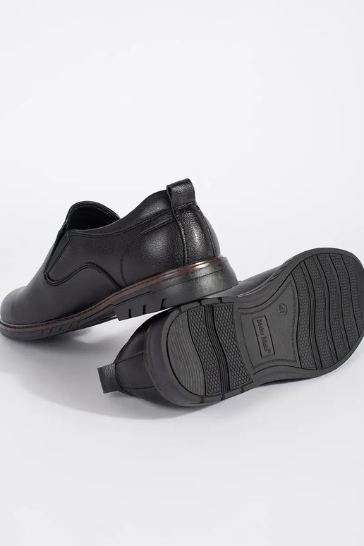 Vīriešu melnas slip-on kedas