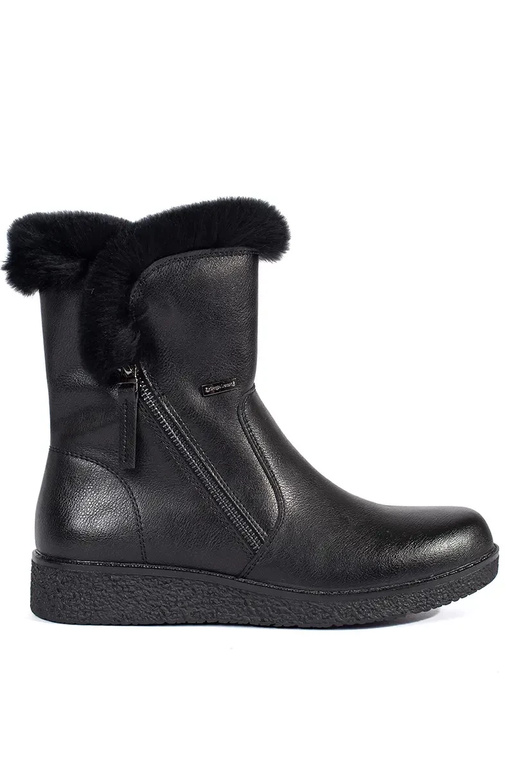 siltināti āda Melnas krāsas sieviešu...