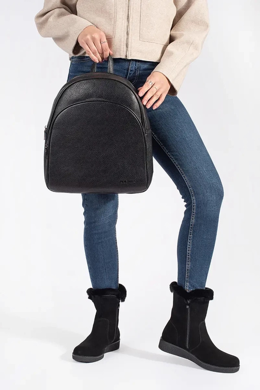 siltināti āda Melnas krāsas sieviešu...