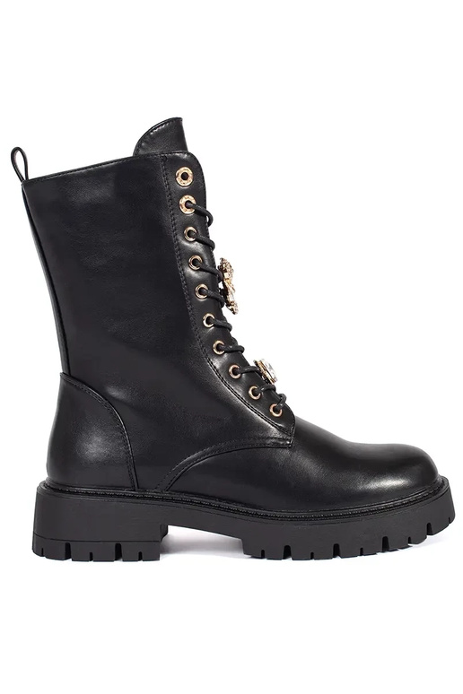 Melnas mežģīņu platformas kurpes Melnas mežģīņu platformas kurpes