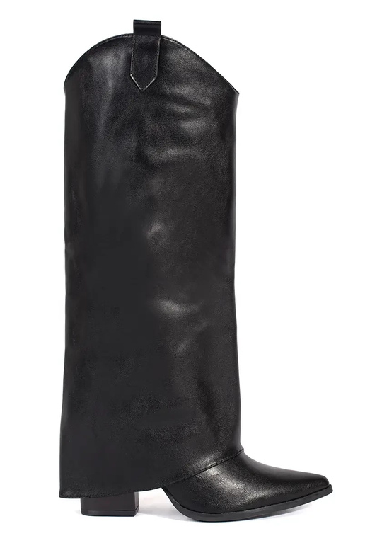 melnas krāsas Sieviešu zābaki In...