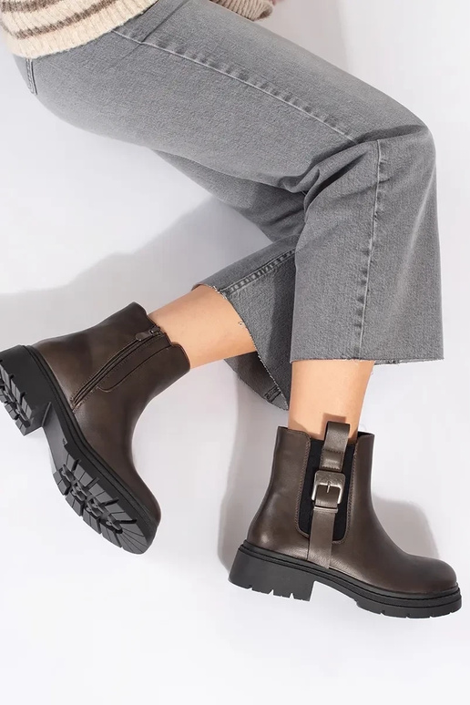 brūnas krāsas zābaki Sieviešu zābaki...