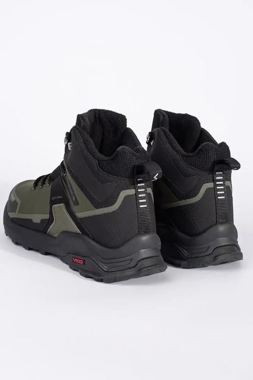 Vīriešu apavi zaļā-melnbaltā krāsā Vīriešu apavi zaļā-melnbaltā krāsā