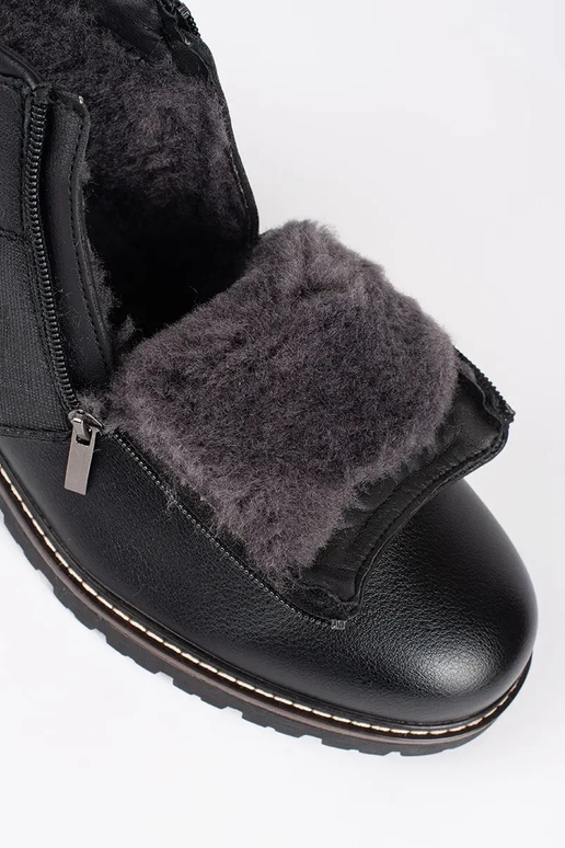 melnas krāsas izolēts Chelsea zābaki...