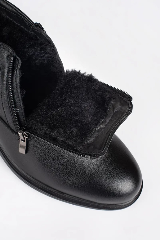 melnas krāsas ziema zābaki Vīriešiem...