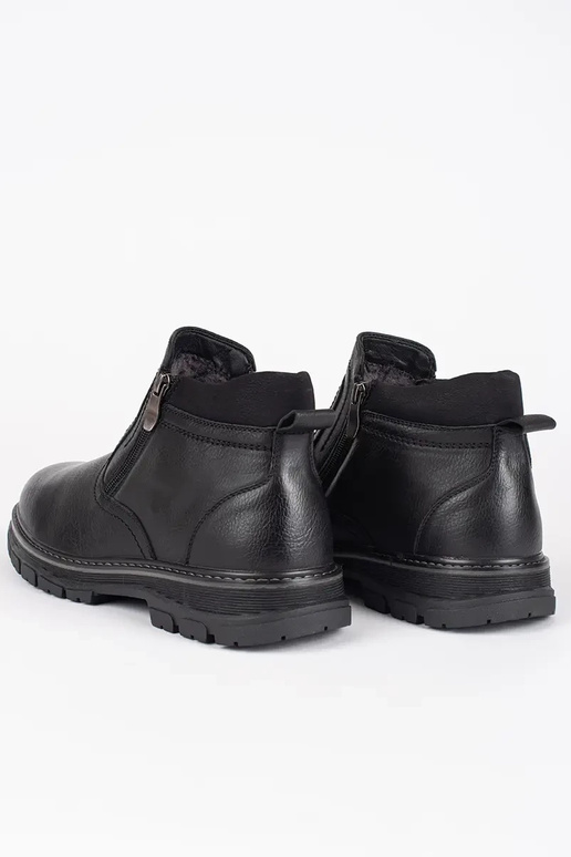 melnas krāsas ziema zābaki Vīriešiem...