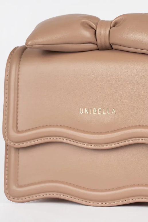 Tā irz bēšs eleganta rokassomiņa ar loku