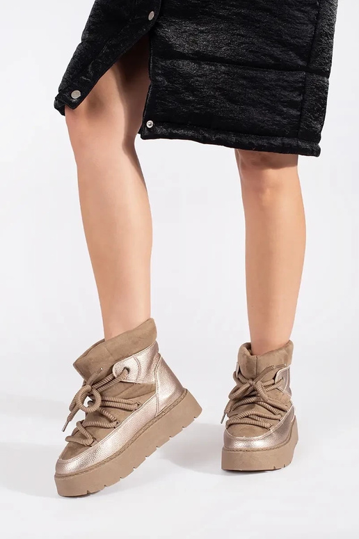 smilšu krāsas mežģīņots Sieviešu...