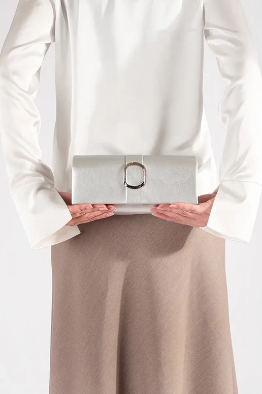 Sudraba maza eleganta sieviešu soma...