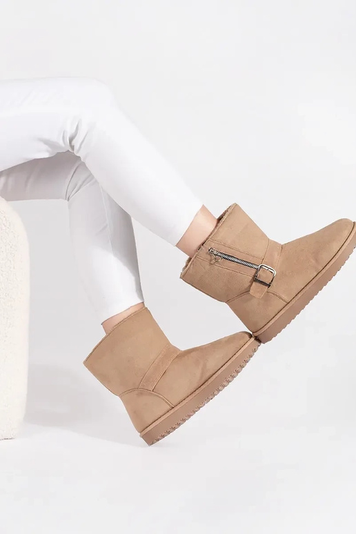 Ziloņkaula krāsas sieviešu sniega...