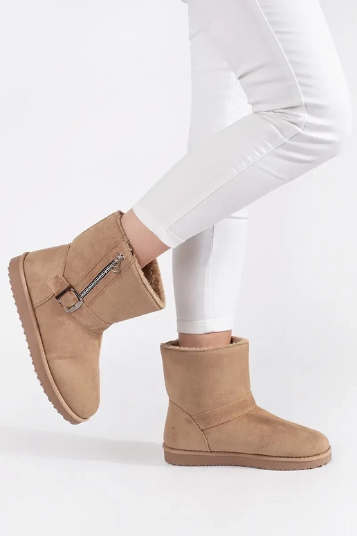 Ziloņkaula krāsas sieviešu sniega...