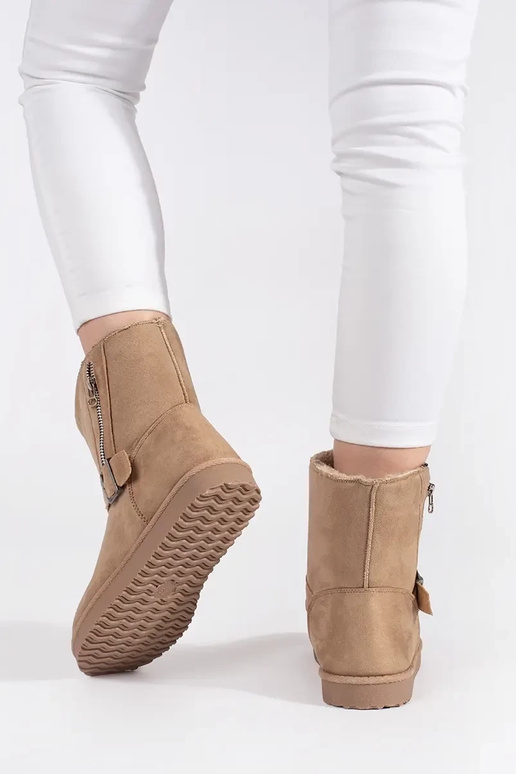 Ziloņkaula krāsas sieviešu sniega...