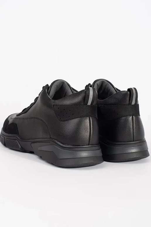 Melnas vīriešu šņorējamās kurpes