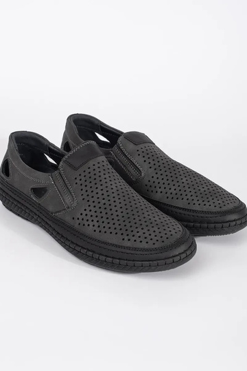 Pelēki vīriešu caurumiņkurpes 2