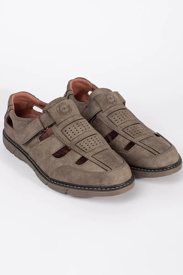 Melna krāsa vīriešu sandales 2