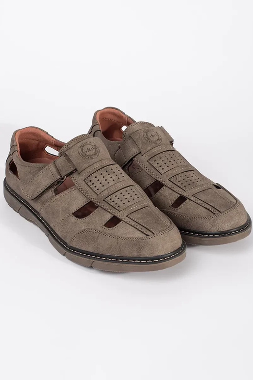 Melna krāsa vīriešu sandales