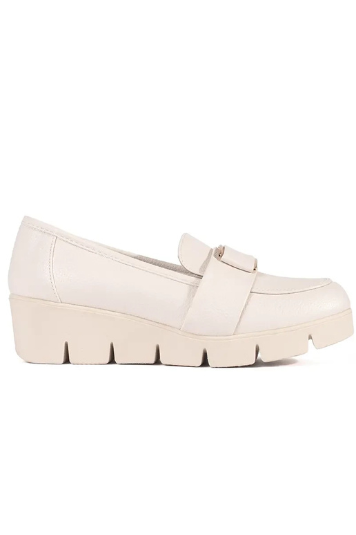 Zili mokasīni no zamša ar ķēdi