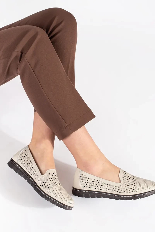 Melna krāsa mokasīni no zamša uz...