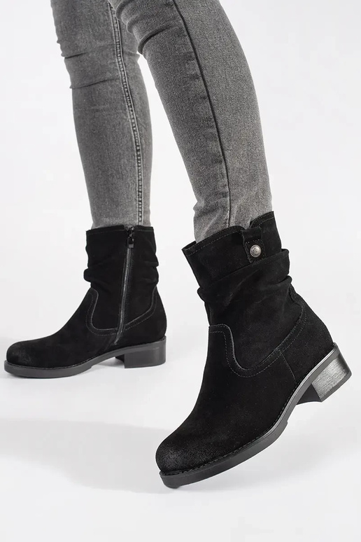 Melni zābaki ar krokotiem ādas Sergio...