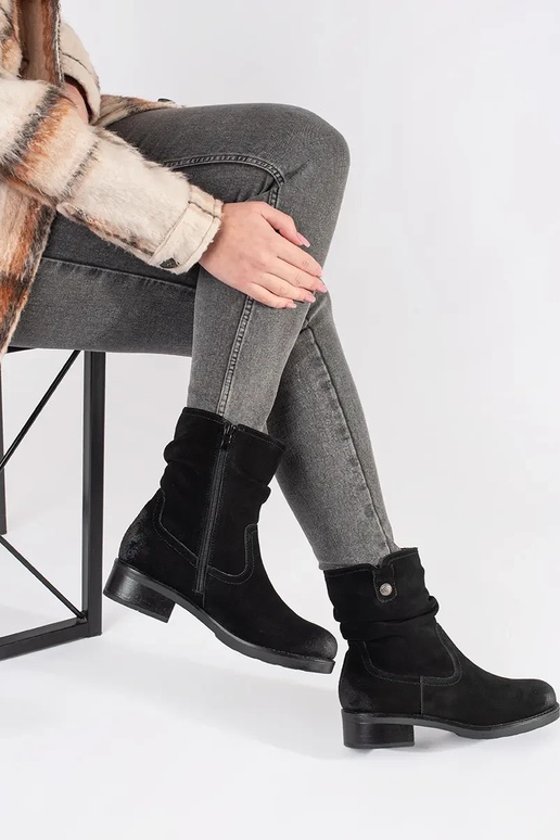 Melni zābaki ar krokotiem ādas Sergio...