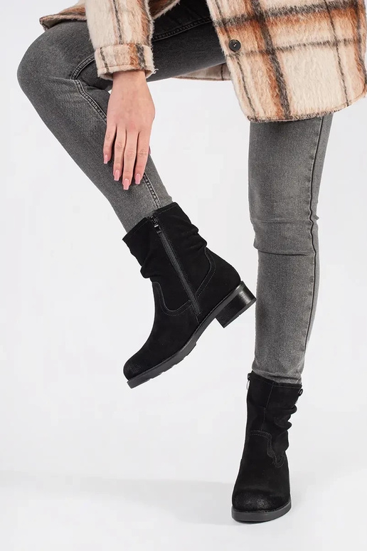 Melni zābaki ar krokotiem ādas Sergio...