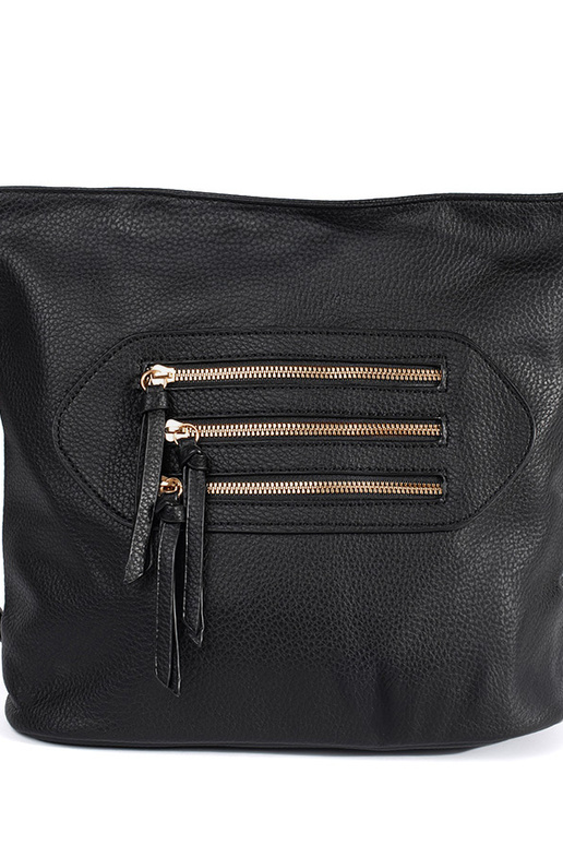 Melna soma ar zelta sprādzēm