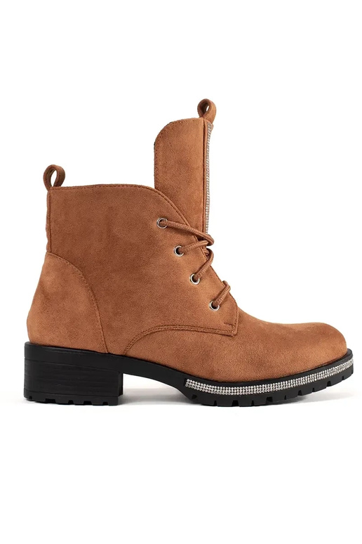 Brūni apavi ar auklu