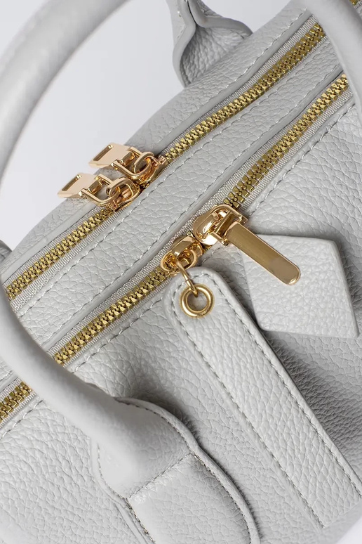 Pelēka sieviešu rokassoma