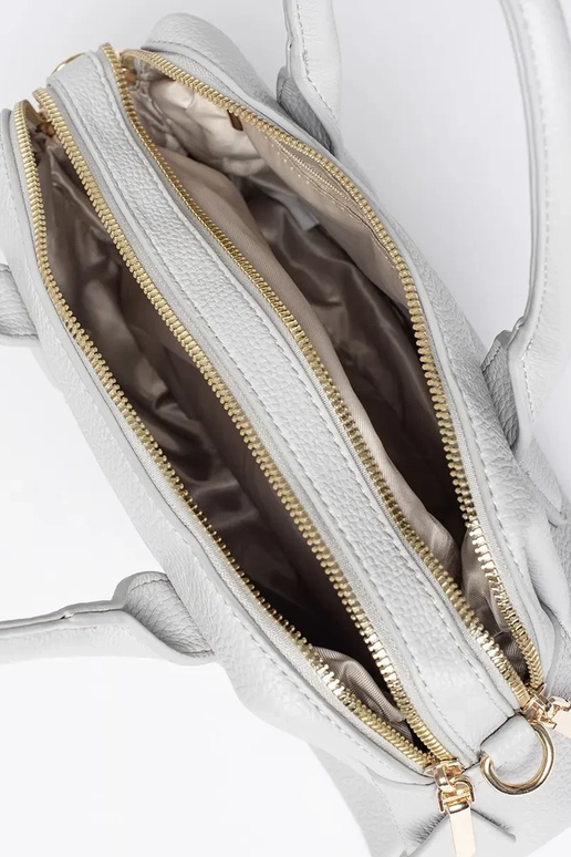 Pelēka sieviešu rokassoma