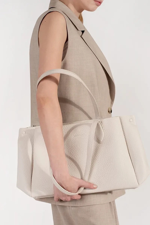 gaiši rozā rokassoma eko ādas