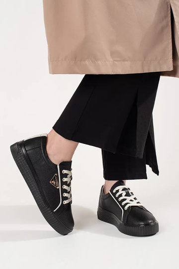 Ādas melnas sneakers modeļa... 2