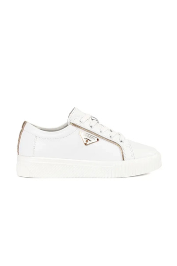 Balti ādas sneakers modeļa...