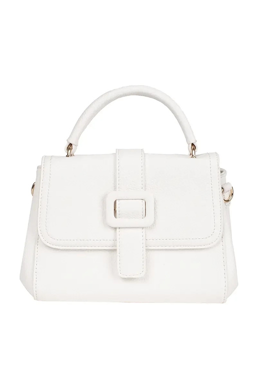 Balta maza soma ar zelta elementiem