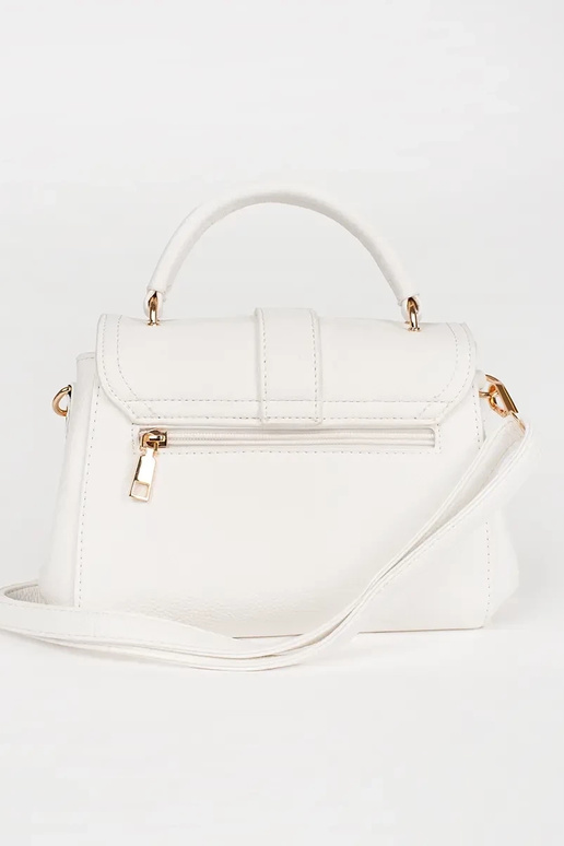 Balta maza soma ar zelta elementiem