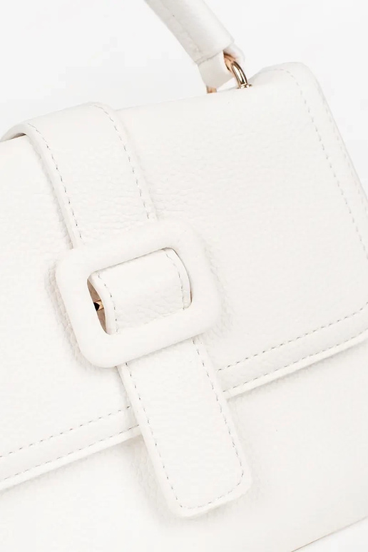 Balta maza soma ar zelta elementiem