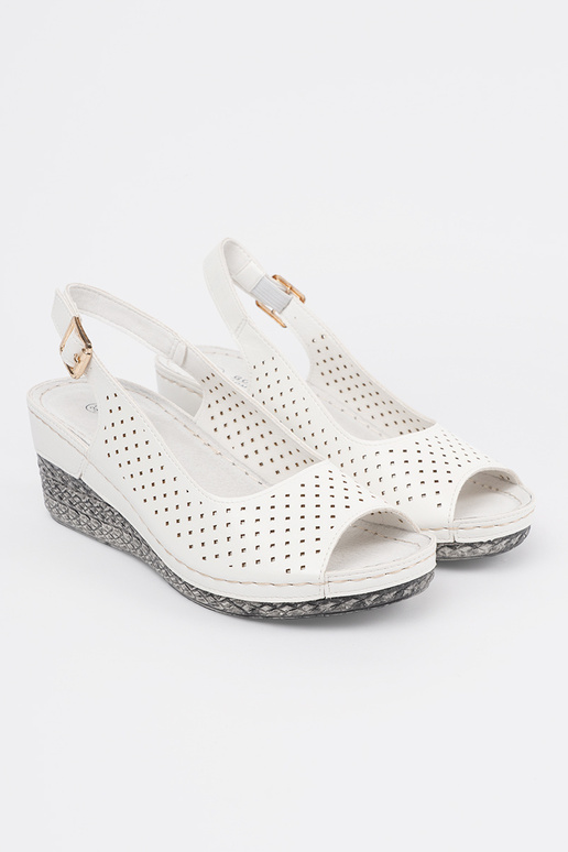 Baltas krāsas caurspīdīgie sānali