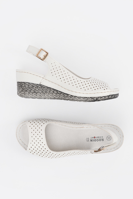 Baltas krāsas caurspīdīgie sānali