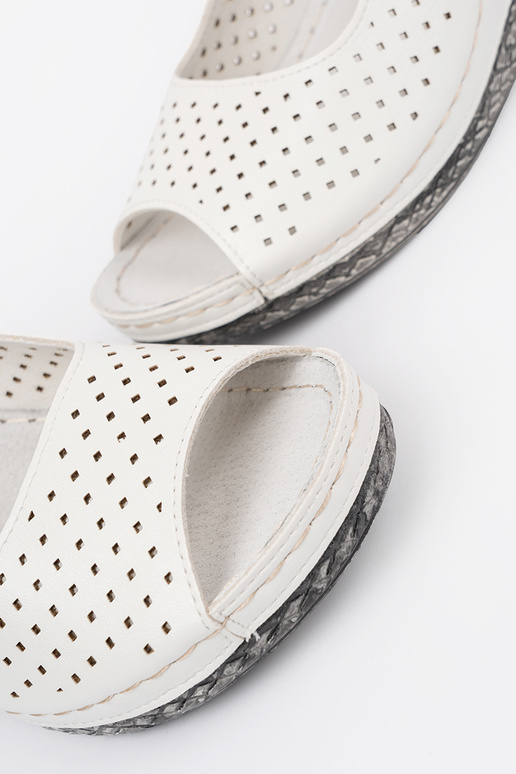 Baltas krāsas caurspīdīgie sānali