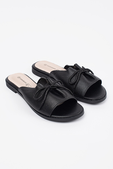 Melni čības ar loku 2